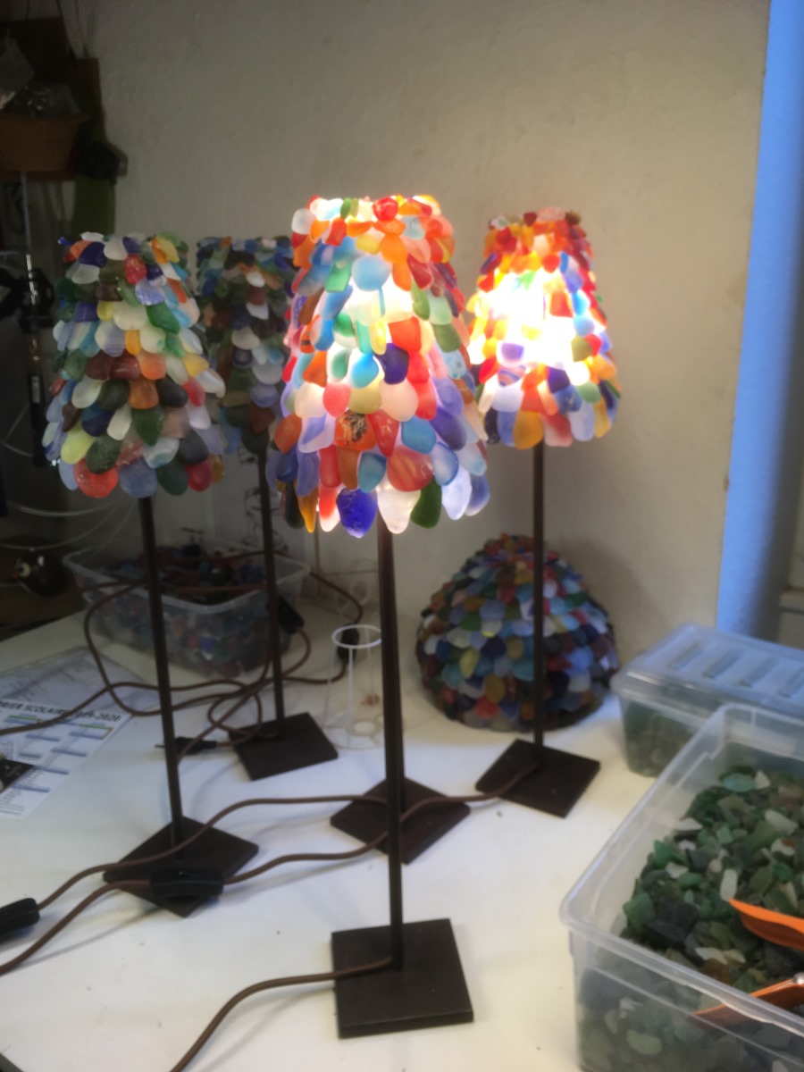 5 petites lampes