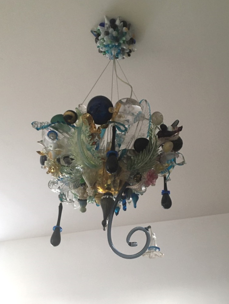 Miroir Rond En Verre De Murano Glacé Mazzega Rétroéclairé Carlo Nason Années 1960